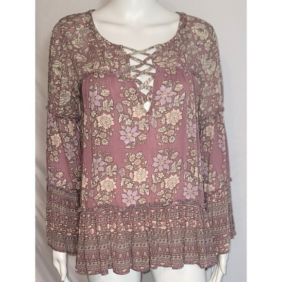 NWT American Eagle Outfitters Peasant Boho Top - Size XS - Picture 1 of 8